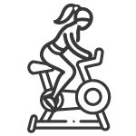 Velocity indoor cycling icon